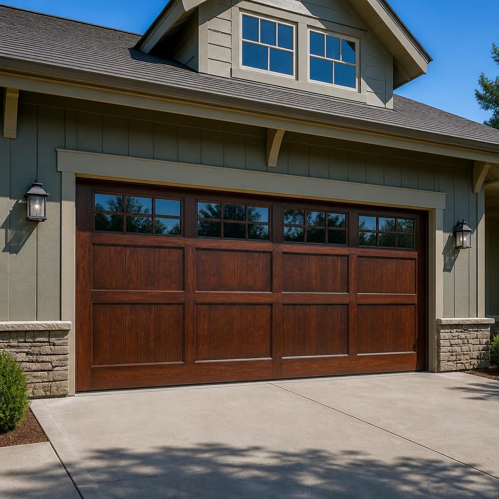 San Antonio • Wood Garage Door