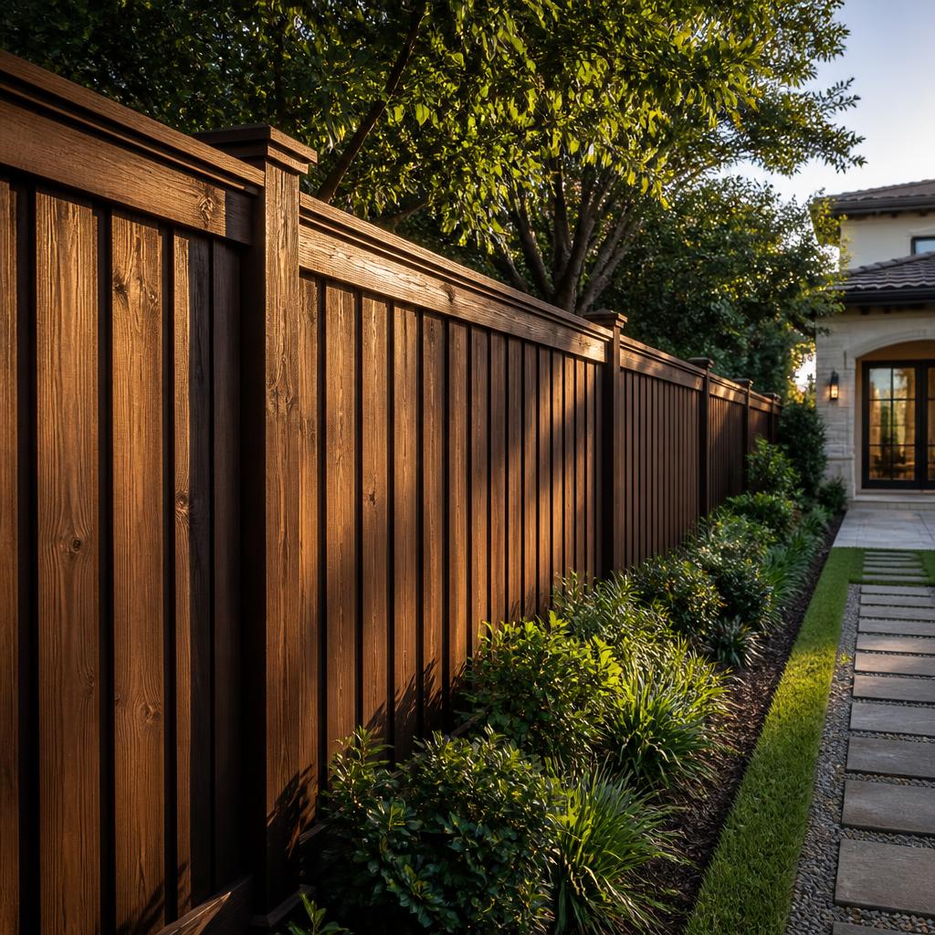 Southlake • Dark Walnut Fence
